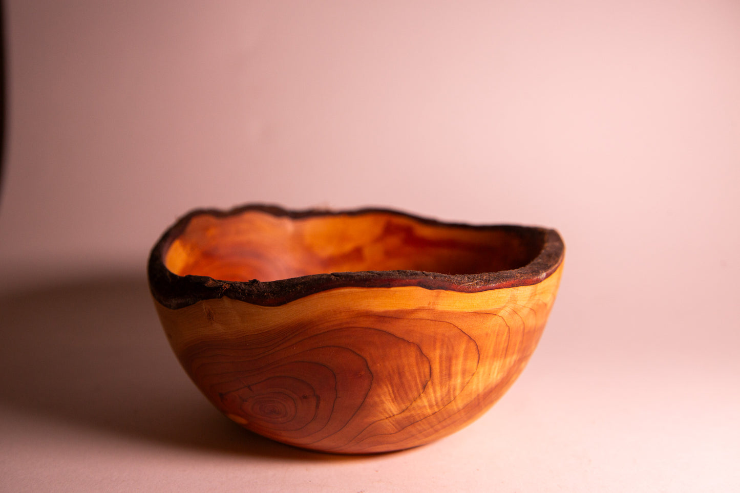 Reclaimed Juniper Wood Bowl with Gnarled Base