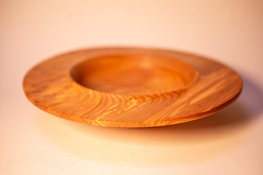 Unique Ash Wood Hat-Shaped Bowl