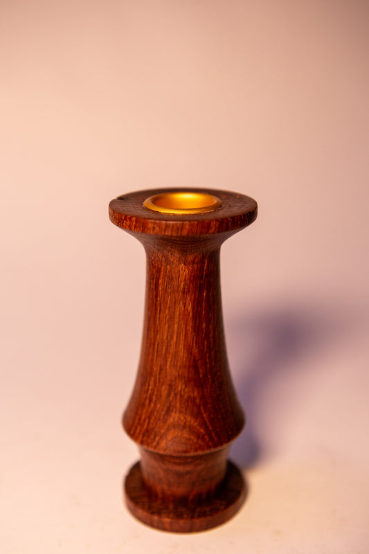 Reclaimed Oak Beam Candle Holder from 1600s Ship