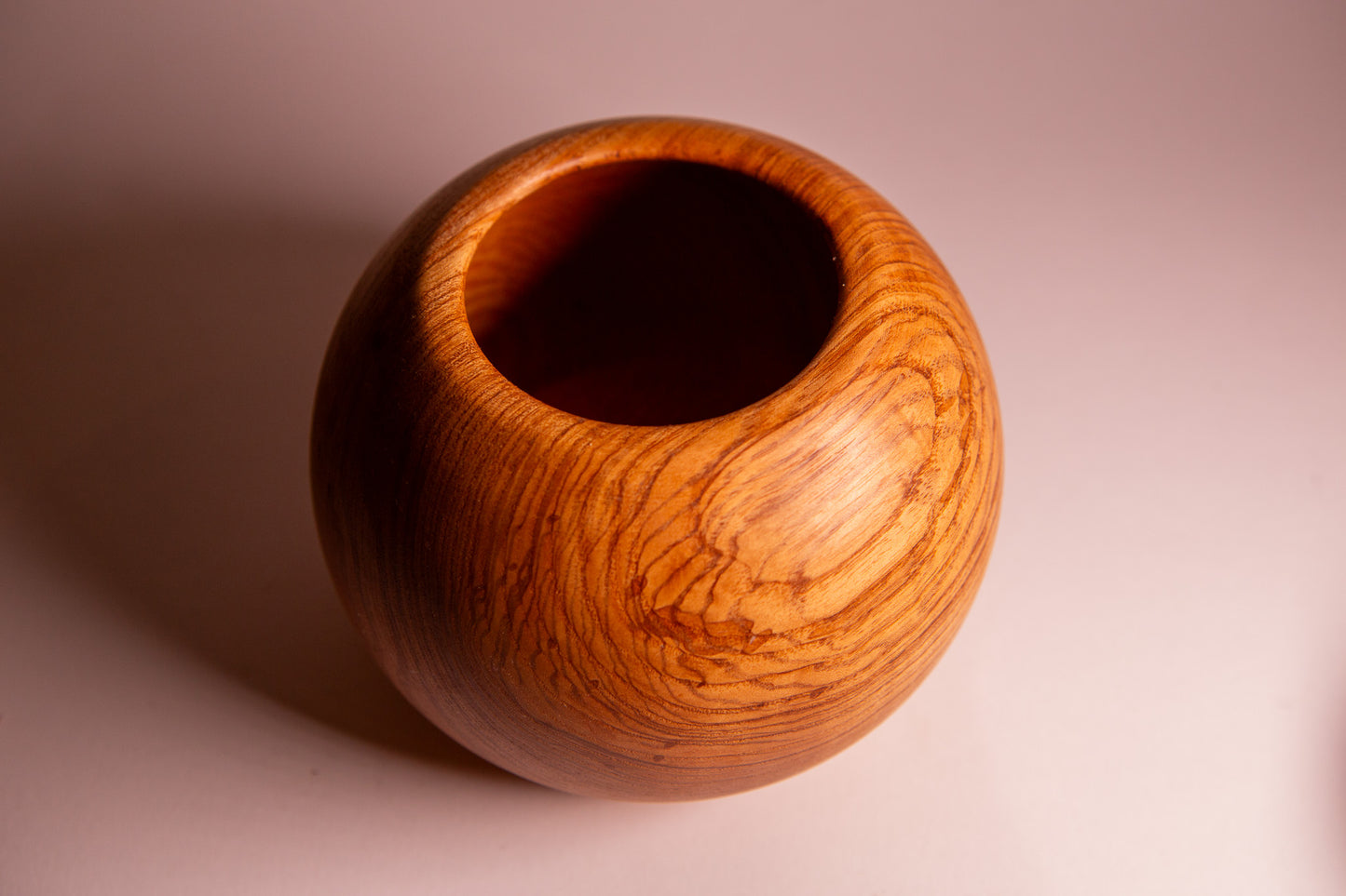 Rounded Ash Wood Bowl