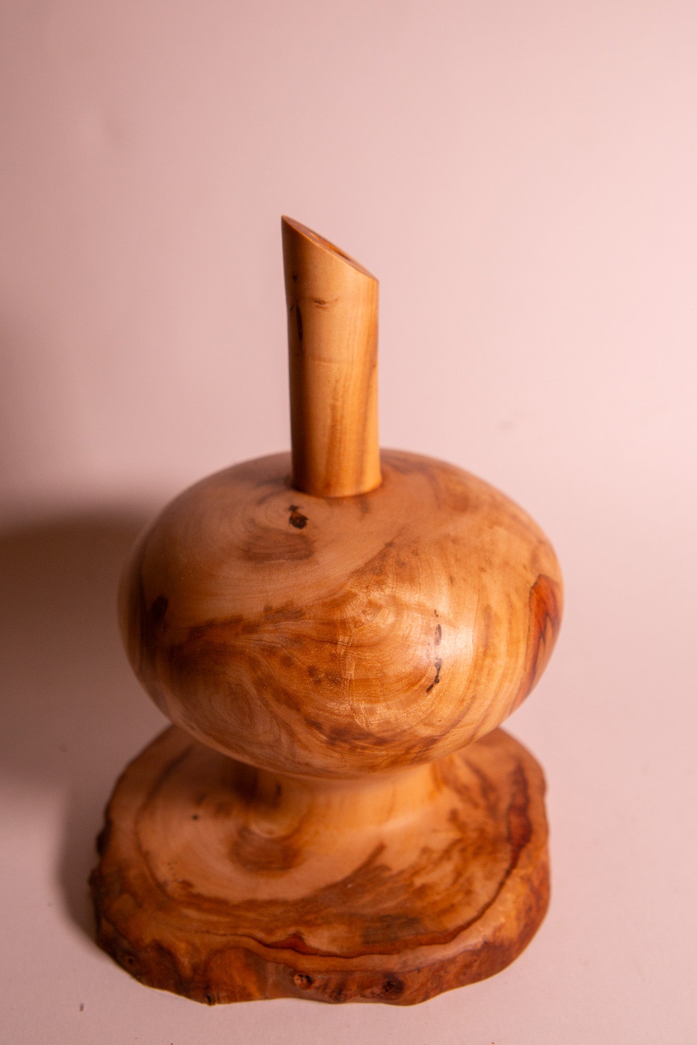 South Downs Maple Wood Vase