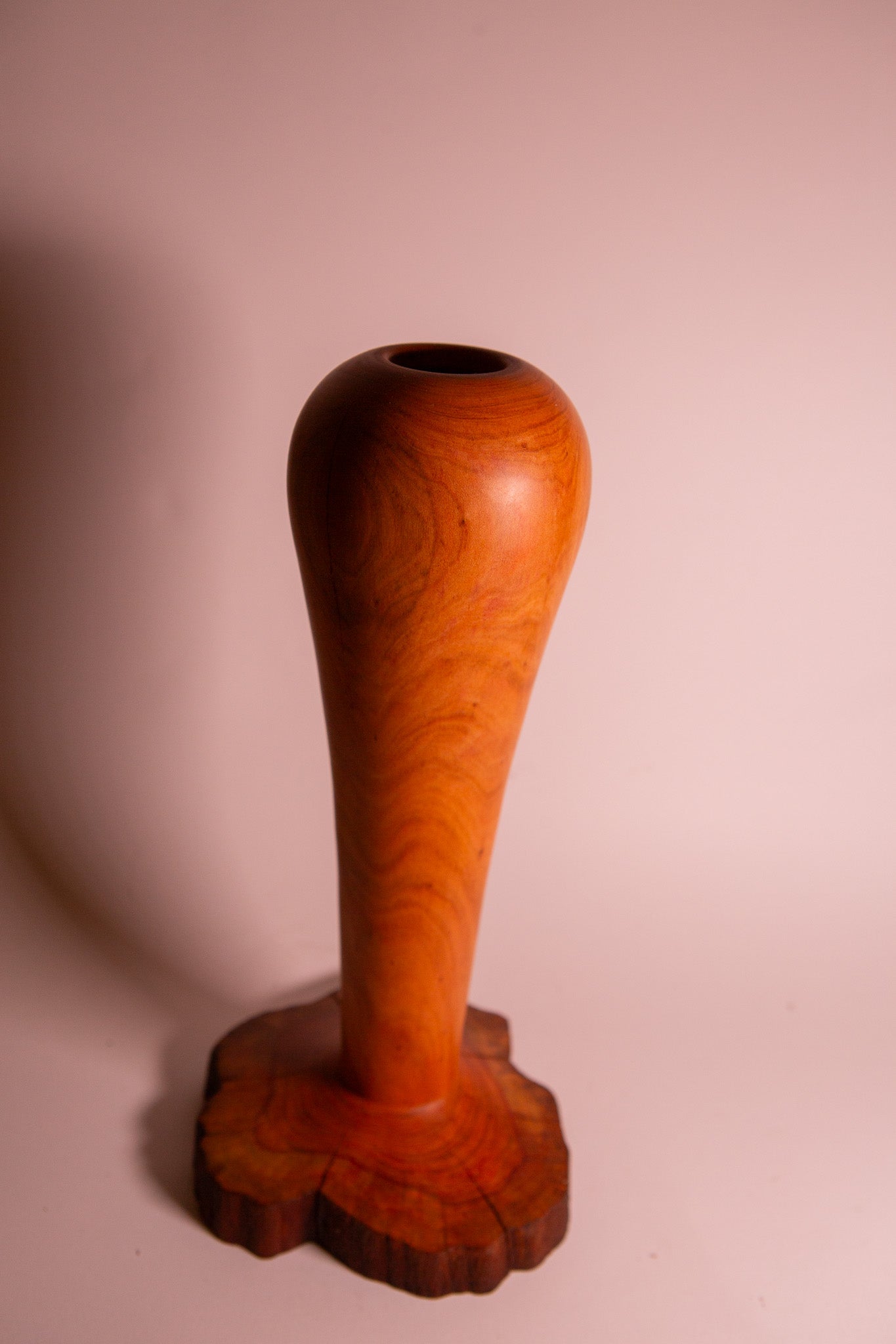 Reclaimed London Plane Tree Vase with Natural Cracks