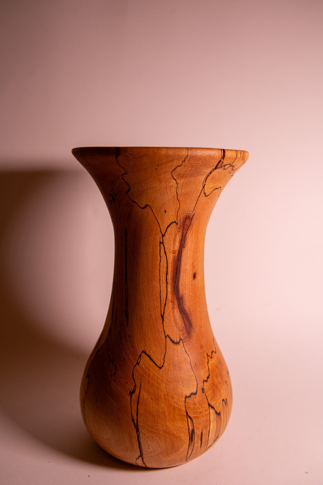 Spalted Beech Wood Vase