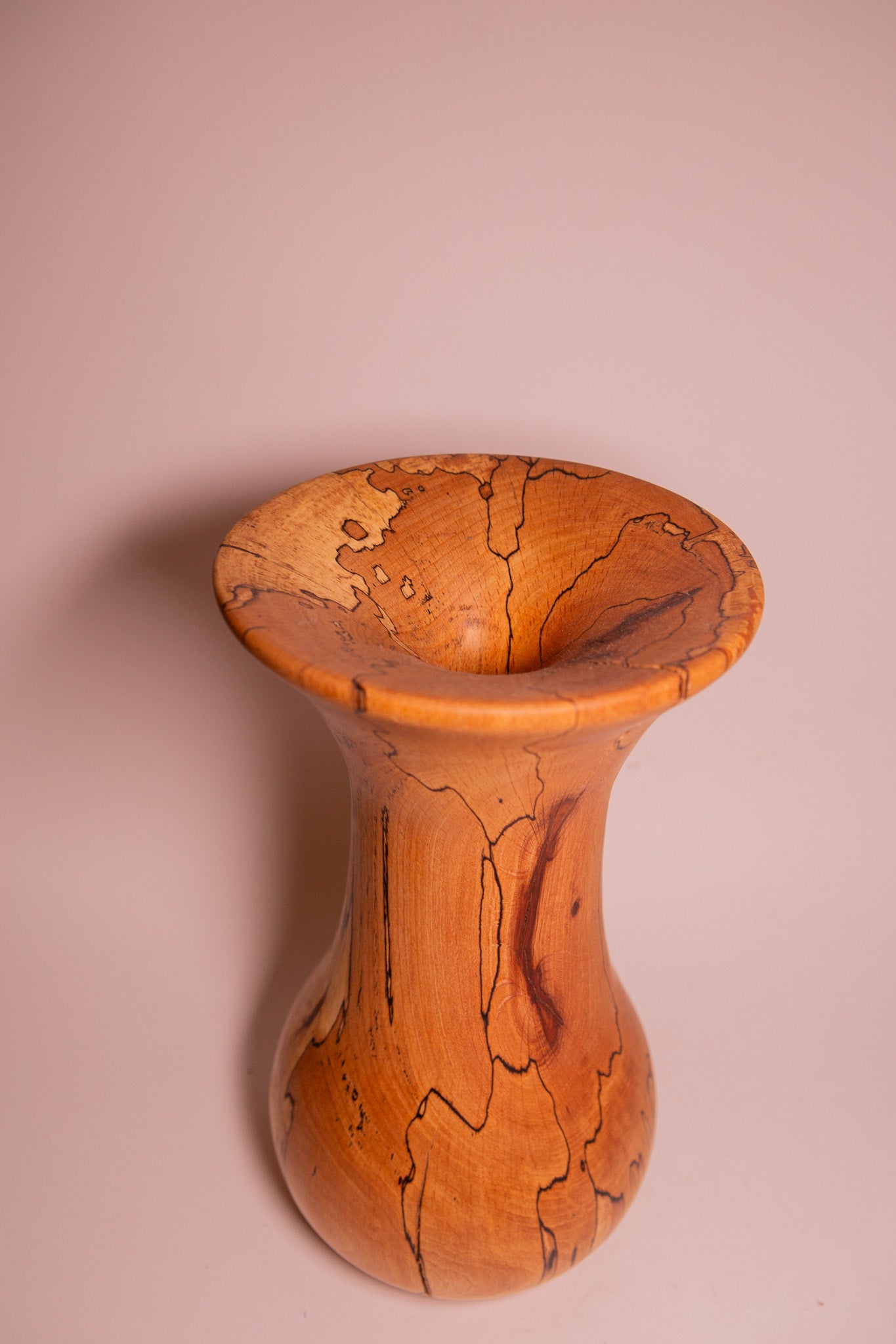 Spalted Beech Wood Vase