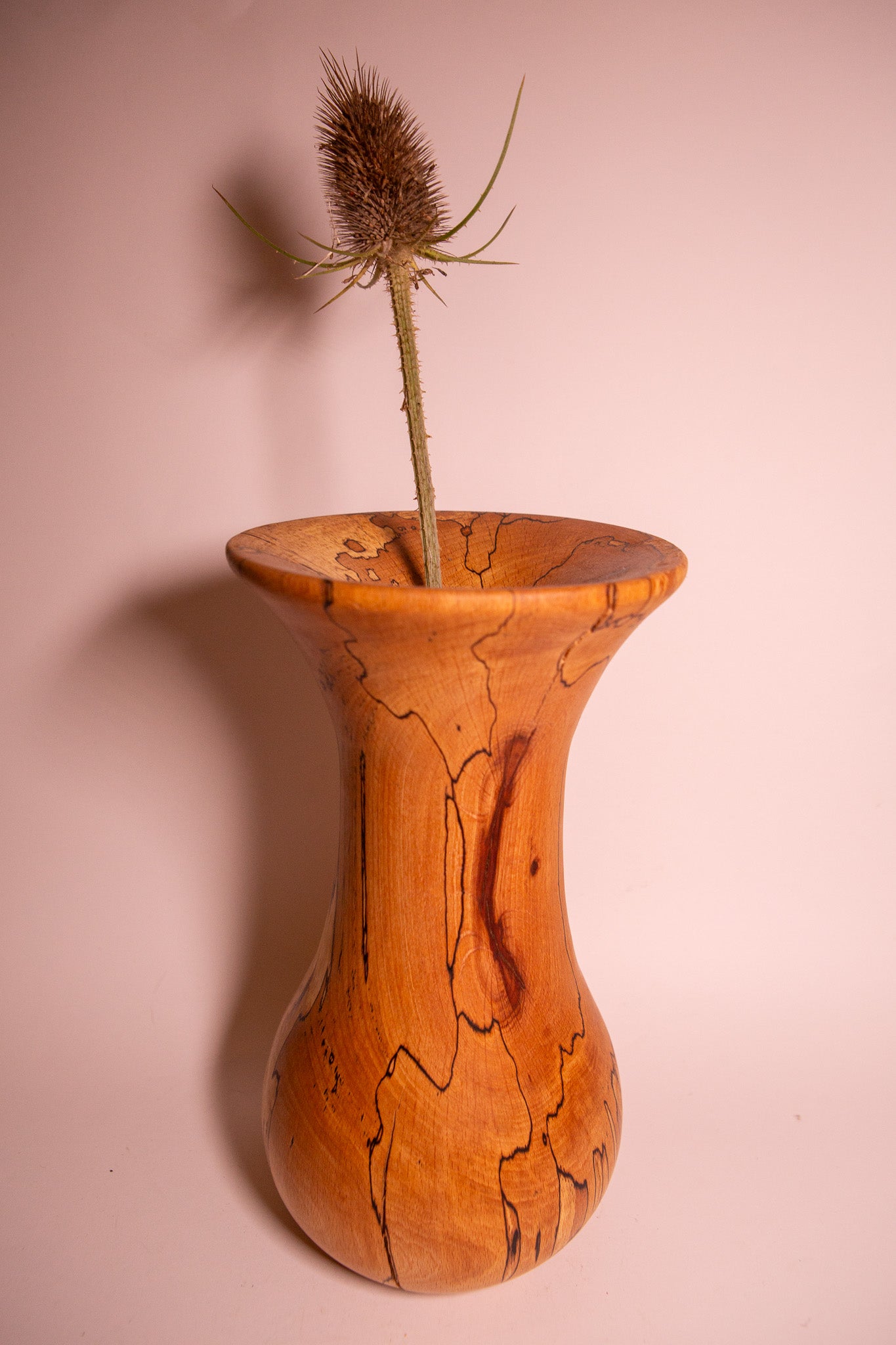 Spalted Beech Wood Vase