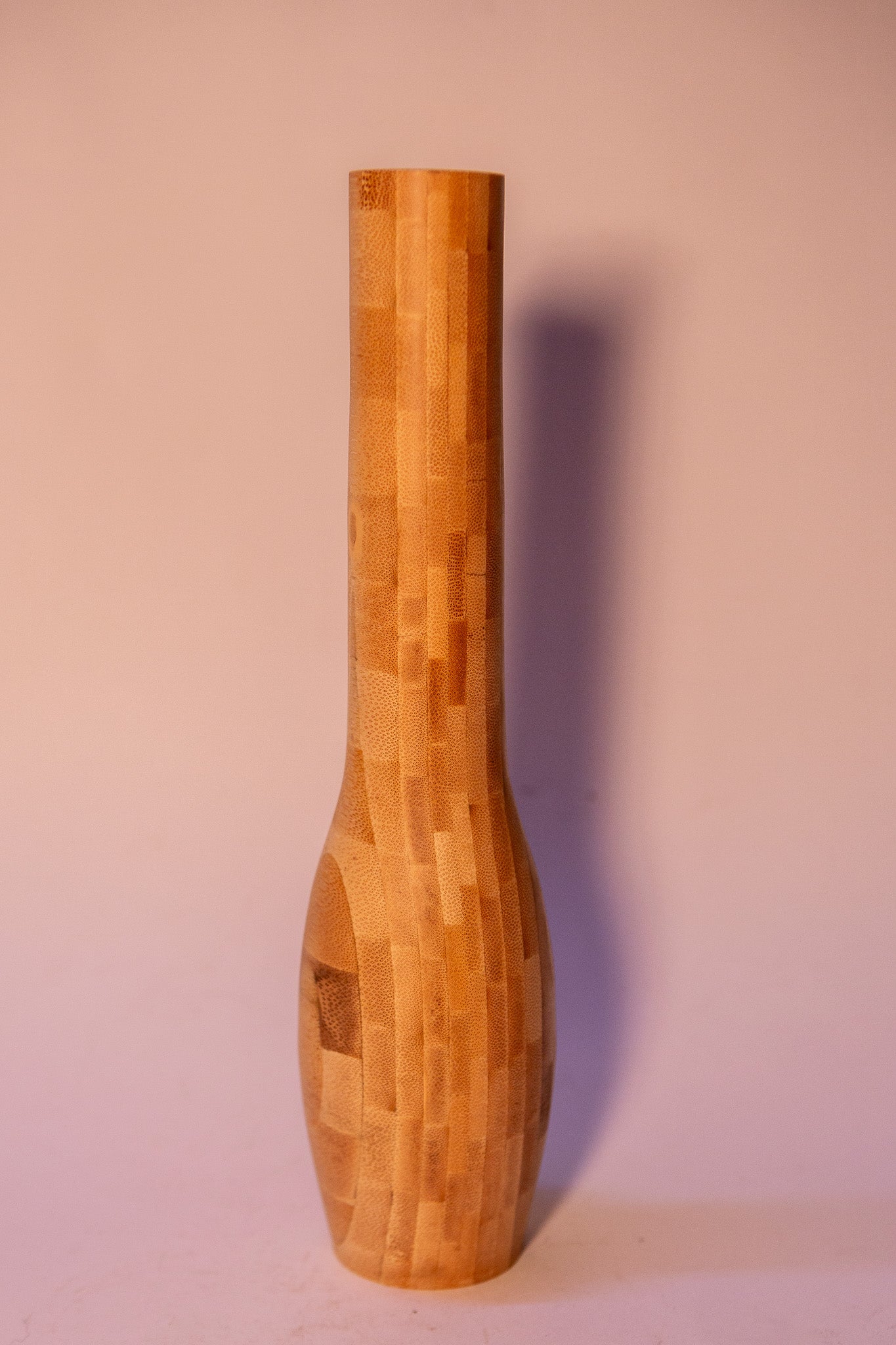 Bamboo and Acrylic Vase