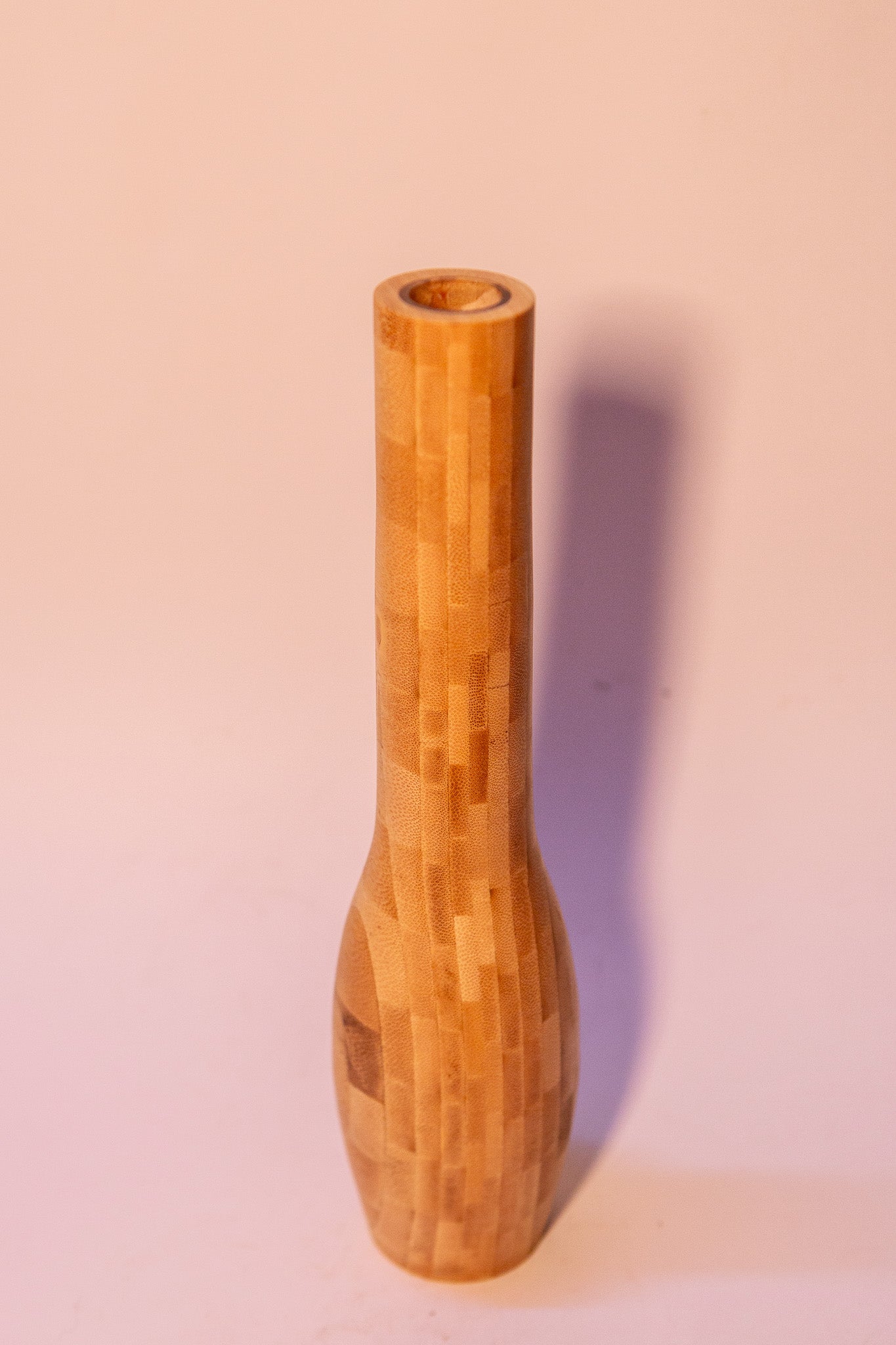 Bamboo and Acrylic Vase