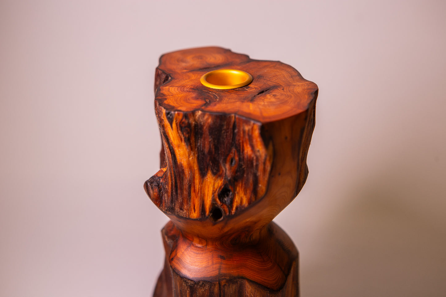 Yew Candle Holder