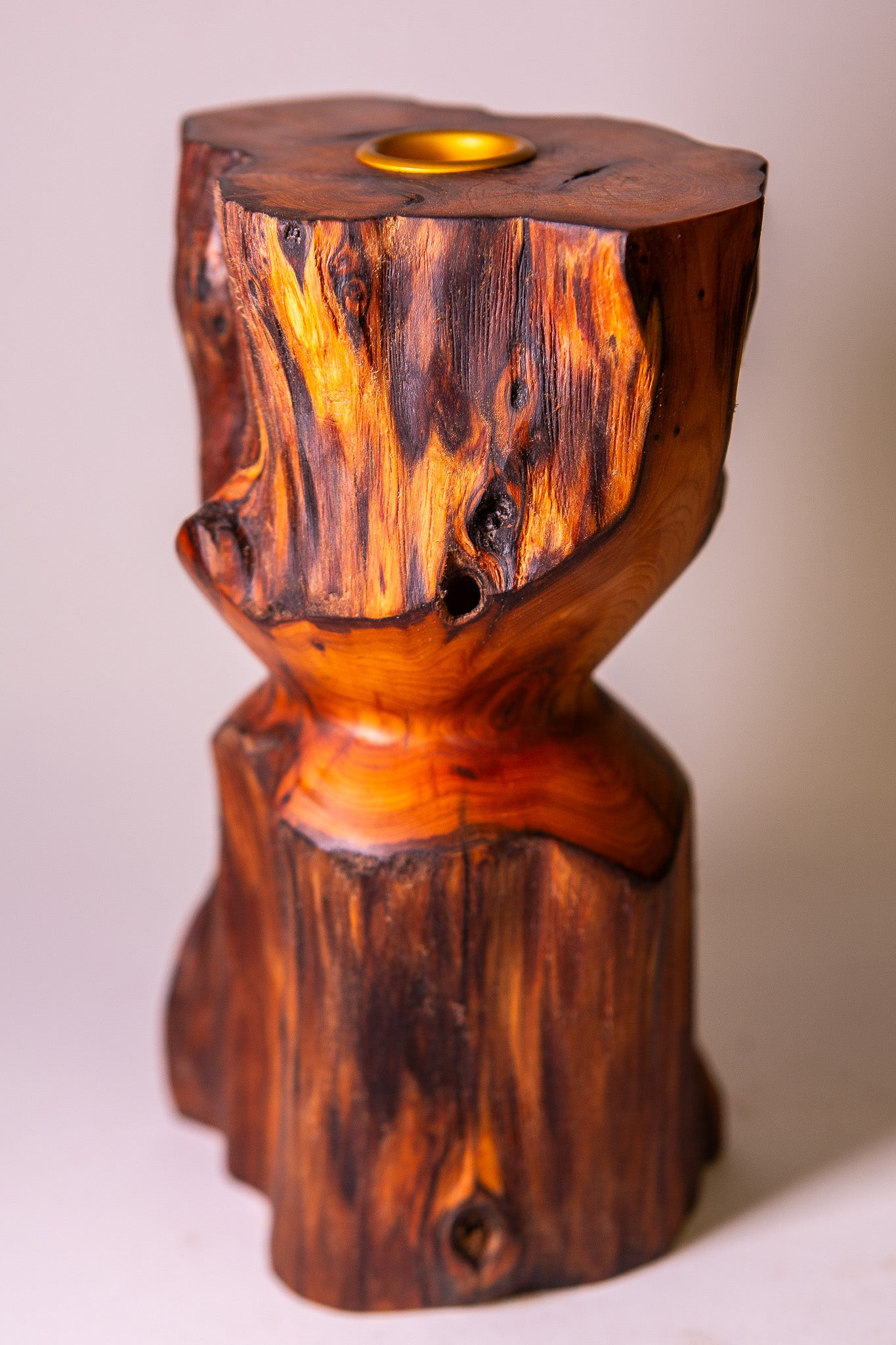 Yew Candle Holder