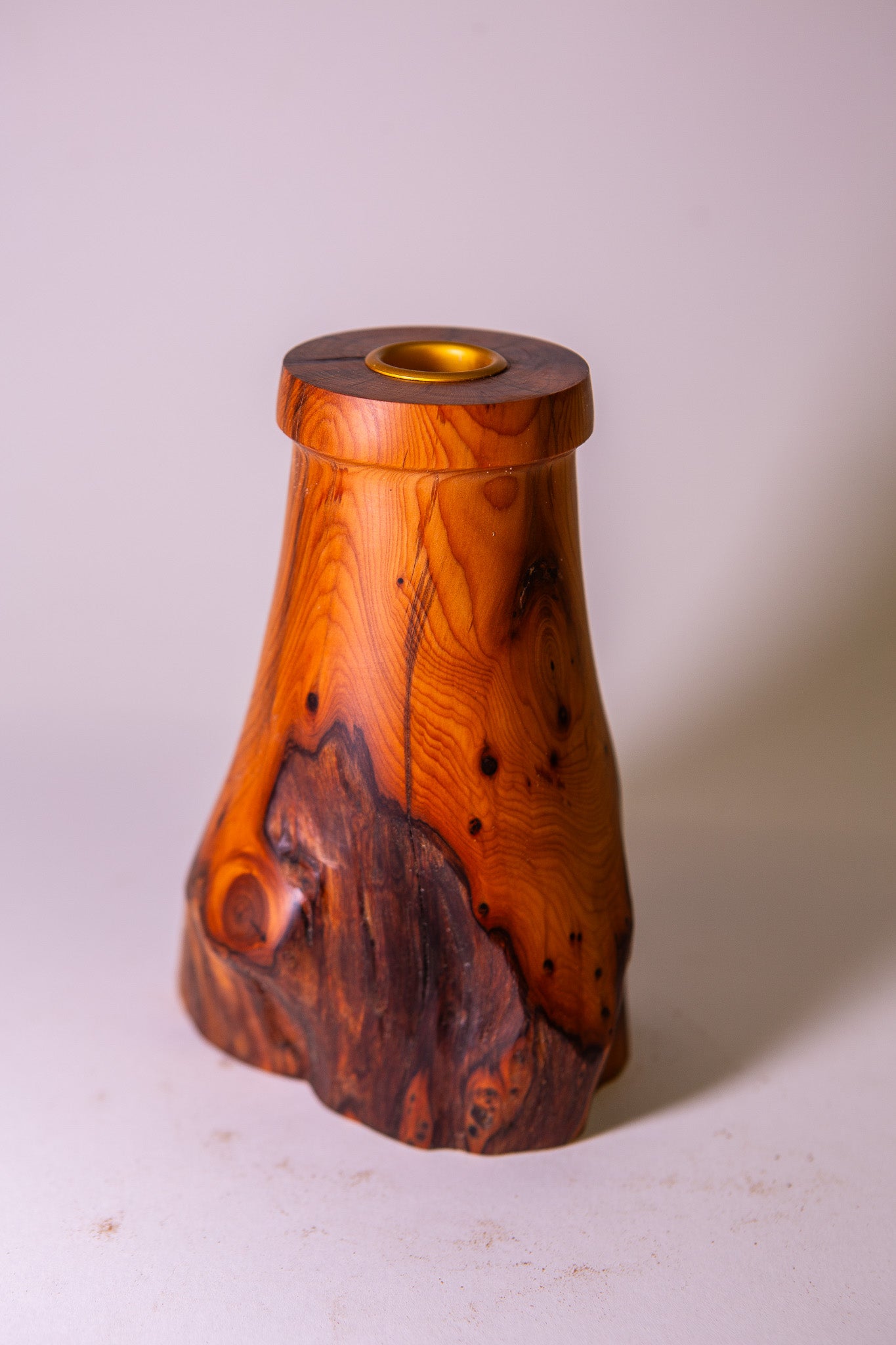 Yew Candle Holder