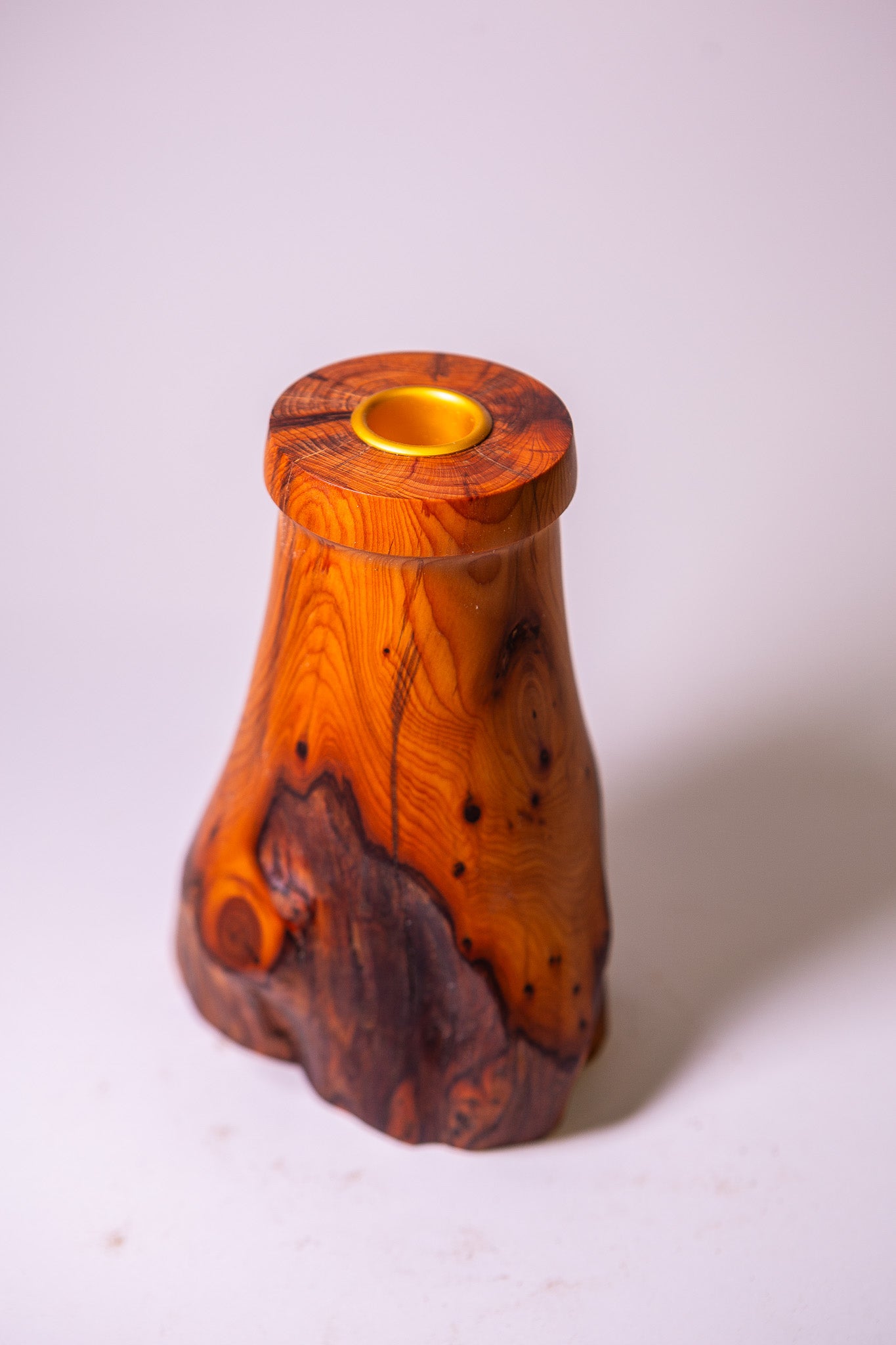 Yew Candle Holder